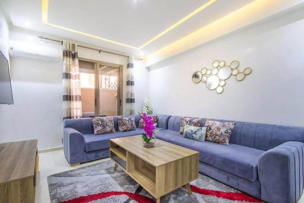 Apartament New! Plein Gueliz, Wifi, Terrasse Marrakesz